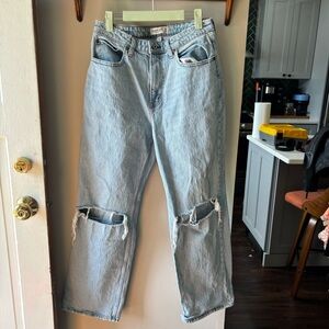 Abercrombie & Fitch Light Blue High Rise Jeans